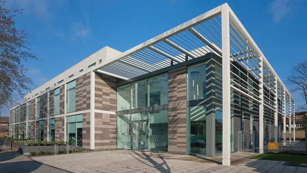 Exterior shot of RHP's Head Office, 8WR